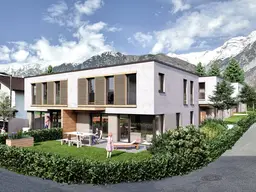 Doppelhaushälfte in ökologischer Holzbauweise in sonniger Lage