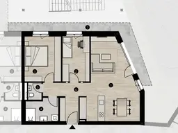 Wohnen am Schlosspark: Neubau 3-Zimmer Wohnung mit Garten