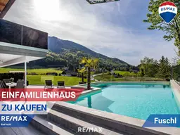 STARTPREIS! Luxuriöse Doppelhaushälfte mit Pool und Seeblick in Fuschl