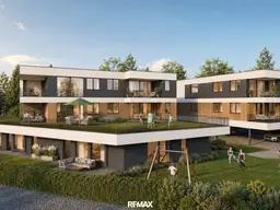 NEUBAU! Noch 3 Wohnungen verfügbar! - Modernes Wohnen mit überdachter Terrasse (TOP12) und Weitblick in Bad Ischl