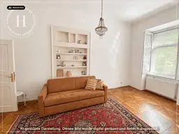Graz - Geidorf: Charmante Altbau Wohnung mit Eigengarten|Graz - Geidorf: Charming apartment in an older building with a private garden
