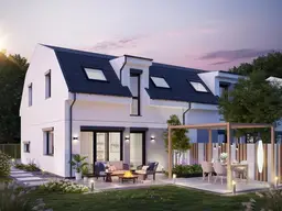 2301, Mühlleitner Straße, An der Stadtgrenze Wiens, Reihenhaus 