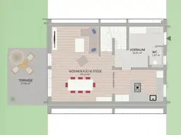 2301, Mühlleitner Straße, An der Stadtgrenze Wiens, Reihenhaus 