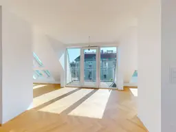 Helle Dachgeschoßwohnung mit 3 Zimmern und Terrassen in Wien-Alsergrund