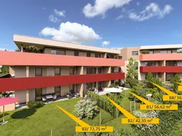 Traumhafte 3-Zi Gartenwohnung in den STADTTERRASSEN PEUERBACH - provisionsfrei! ** JETZT FRÜHKÄUFER-RABATT!**