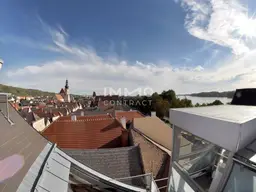 88,46qm Panorama-Dachterrassenwohnung in Stein, Donaublick, Lift, DPU-fußläufig
