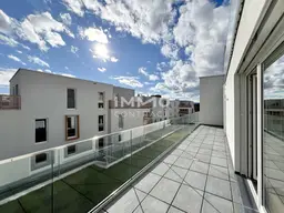 KREMSER WOHNDOMIZIL4Zi- 104qm- Penthouse-Eigentum, 65qm Terrasse, Lift, Tiefgarage, in beliebter Grünruhelage