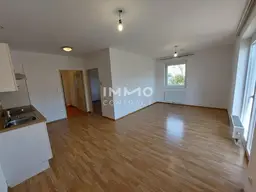 Barrierefreie 2-Zimmer-Wohnung mit großem Balkon in zentraler Lage von Kilb mit Lift und förderbar