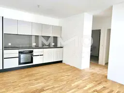 Anlagewohnung inkl. Garage: Erstbezug - Perfekte 2-Zimmer-Wohnung mit Loggia in den grünen Innenhof