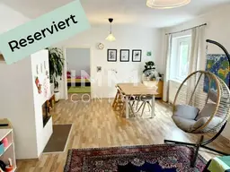 Reserviert! Helle 3-Zimmer-Terrassenwohnung mit Gemeinschaftsgarten in Ruhelage mitten im Zentrum
