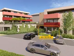 Klein &amp; Fein - kompakte Gartenwohnung in den STADTTERRASSEN PEUERBACH - provisionsfrei! ** JETZT FRÜHKÄUFER-RABATT!**
