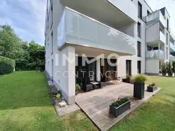 Elegante 3-Zimmer Gartenwohnung im Zentrum von Ried - inkl. Carport und Komplettausstattung