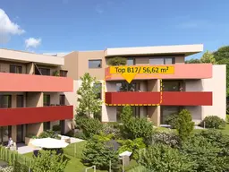 Moderne 2-Zi Wohnung in den STADTTERRASSEN PEUERBACH - provisionsfrei! ** JETZT FRÜHKÄUFER-RABATT!**