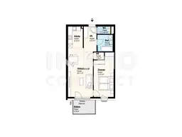 kompakte Single Pärchenwohnung