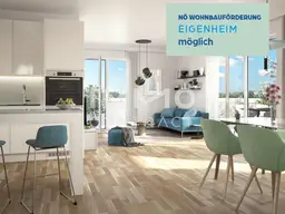 Provisionsfreier Neubau! 2 Zimmer Wohnung!