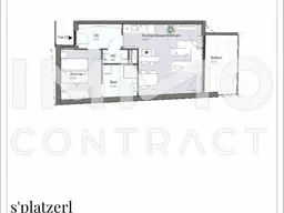 Perfekte, moderne 2-Zimmer-Wohnung mit großem Balkon in ruhiger Innenhoflage mitten im Zentrum