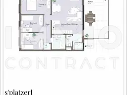 Erstbezug: 4-Zimmer-Wohnung mit Terrasse Mitte im Zentrum und doch ruhig