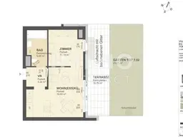 KREMSER WOHNDOMIZIL39qm Garten-Apartment, O-Terrasse, Lift, Tiefgarage,in beliebter Grünruhelage
