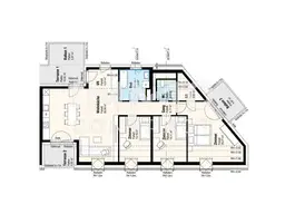Dachgeschoßwohnung Terrasse und Balkon