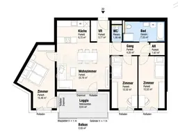 4-Zimmerwohnung, perfekt aufgeteilt! provisionsfrei!