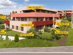 Wohnen in neuen Dimensionen - 4-Zi Traum in den STADTTERRASSEN PEUERBACH - provisionsfrei! ** JETZT FRÜHKÄUFER-RABATT!**