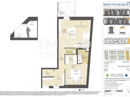 2 Monat Mietzinsfrei: 60m² Dachgeschosswohnung mit Kühlung &amp; Blick über die Felder