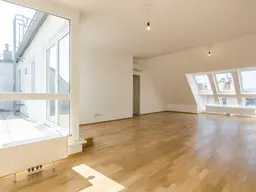++ Fantastischer 4-Zimmer DG-Wohnung mit 20m² Terrasse, tolle LAGE in 1080! KLIMAANLAGE!