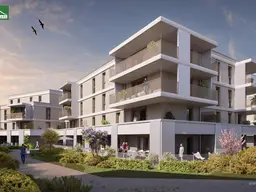 NATUR PUR! Geräumige 4-Zimmer-Erstbezugswohnung mit großem Eigengarten - FLORIANI – Quartier am Tullnerfeld