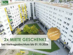 Zentral &amp; modern - Kompakte 2-Zimmer-Wohnung mit großzügiger Freifläche!