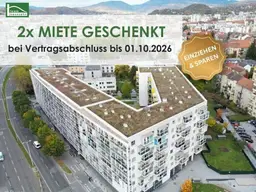 Moderne Genossenschaftswohnung mit Top-Anbindung in urbaner Lage von Graz!