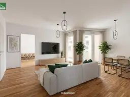 AKTION 1 MONAT MIETZINSFREI! - Traumhafte 3-Zimmer-Wohnung mit Loggia in Innenhofruhelage!
