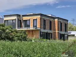 Doppelhaus im Rohbau- Toplage