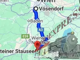 In 40 minuten der Stadt entflohen .....Stausee Forchtenstein