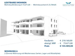 „Wohnen mit Aussicht auf die Geierwand“ - Wohnbaugeförderte Neubauwohnung W 6