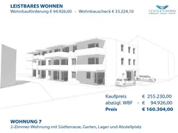 „Wohnen mit Aussicht auf die Geierwand“ - Wohnbaugeförderte Neubauwohnung W 7
