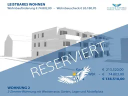 „Wohnen mit Aussicht auf die Geierwand“ - Wohnbaugeförderte Neubauwohnung W 2 *RESERVIERT*
