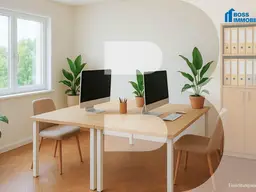 Kompakt. Clever. Büro mit 2 Räumen – 58 m²