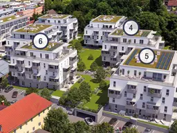 Penthouse im Zentrum: Neubau mit nachhaltiger Kühlung im Graumann-Park