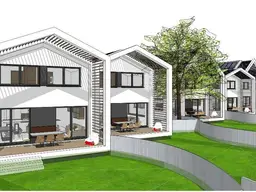 Bad Fischau: Neues Wohnbauprojekt! Top modernes, freistehendes Einfamilienhaus auf 3 Etagen in wunderschöner Lage