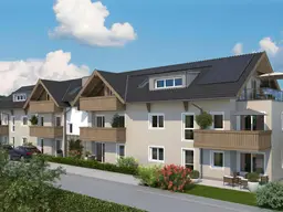 Neubau 2-Zimmerwohnung provisonsfrei Thalgau Unterdorf
