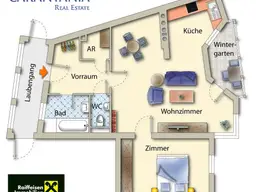 Singlewohnung mit Pfiff - CARANTANIA