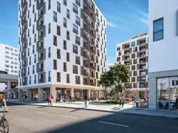 Donaublick: Moderne 1-Zimmer-Wohnung mit Balkon direkt bei U2-Donaumarina in 1020 Wien zu mieten