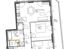 Tolle 3-Zimmer Wohnung mit großzügigem Balkon - 8020 Graz