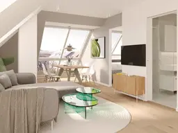 Kapital-Anlage: Maisonette-Wohnung im Dachgeschoß mit 2 Terrassen - für Anleger zu kaufen in 1220 Wien