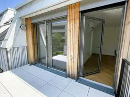 Exklusive 2-Zimmer-Dachgeschosswohnung mit Westbalkon in Ober St. Veit - zu kaufen in 1130 Wien