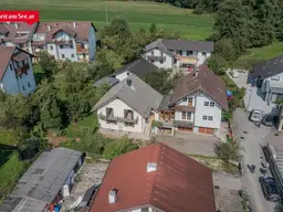 Attersee - Grundstück mit 2 Häusern in Seeufer Ruhelage