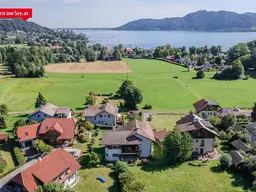 Attersee: Nähe Yachtclub - Landhaus mit Berg- und Atterseeblick