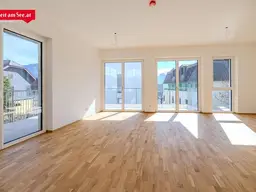 See- und Bergblick Wohnung an der Esplanade Gmunden