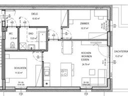 Dachgeschosswohnung mit Terrasse in Linz unweit vom Musiktheater