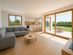 Neubau-Doppelhaushälfe ~ Wohnen im Weinviertel ~ wenige Minuten nach Korneuburg ~ Provisionsfrei 